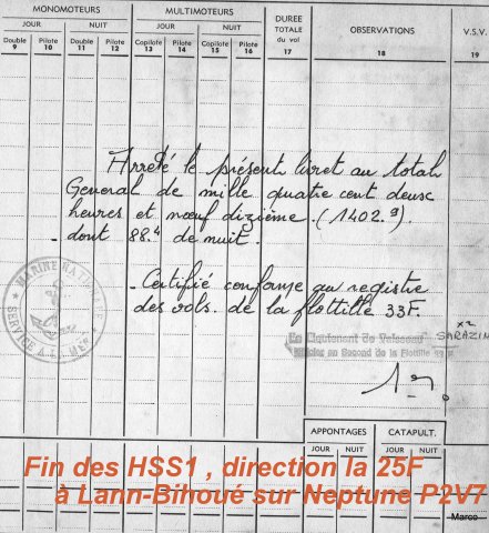Maître Mecbo à la 33F sur HSS1 DE 1975 0 1979